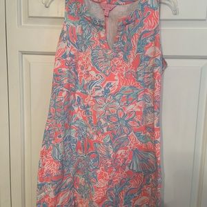 Lilly Pulitzer Sleeveless Dress, Size Medium, Estrada Shift Dress, Summer Siren